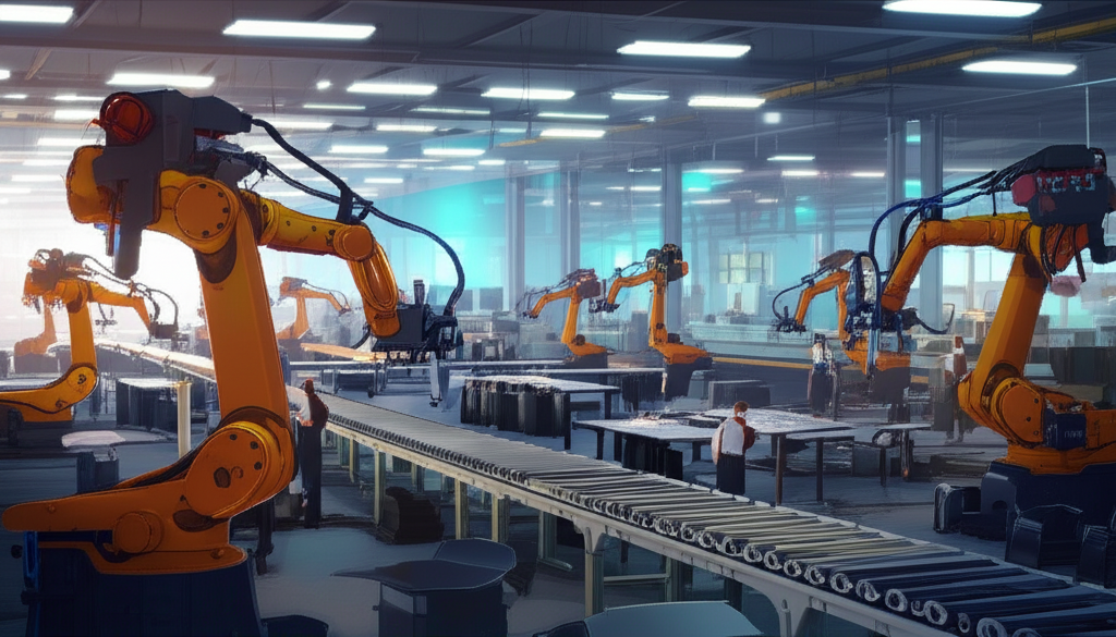 Manufacturing facility showcasing business growth